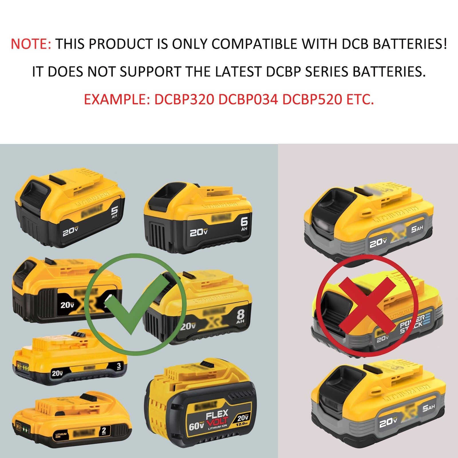 NEW Cordless 4-1/2" to 5" Angle Grinder For Dewalt 20V Max Battery Brushless