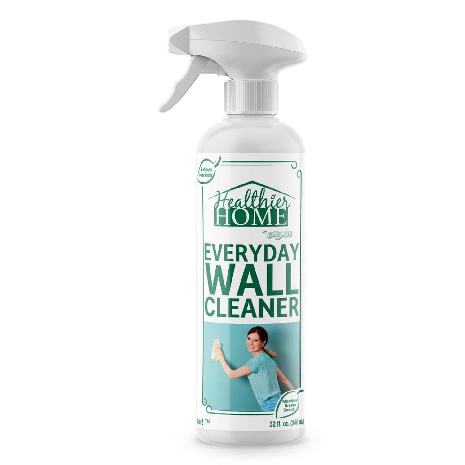 CHOMP! Painted Wall Cleaner Spray: Healthier Home 5-Minute CleanWalls 4-in-1 ...