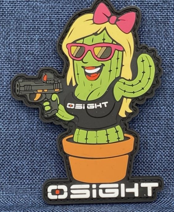 SHOT 🎯 Show 2026 Osight “Cactus Girl” PVC Morale Patch, Hook & Loop, NEW!