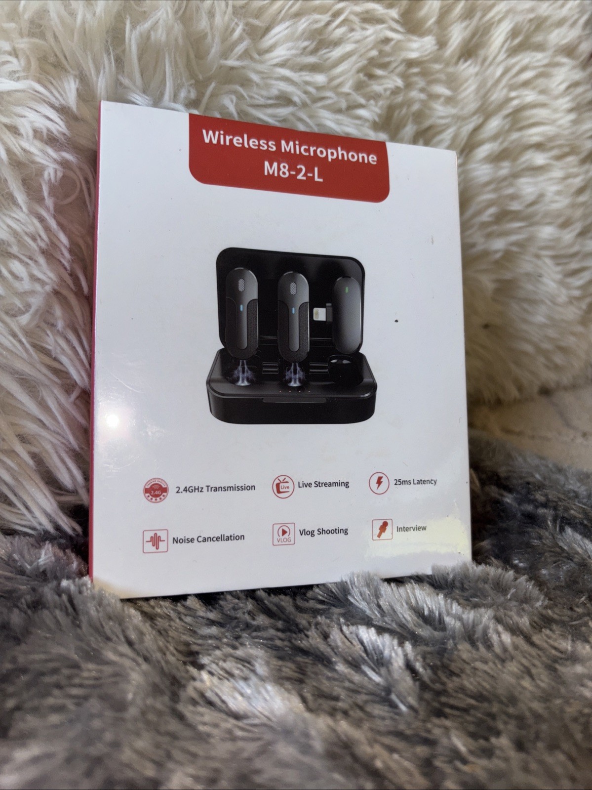 Wireless Lavalier Microphone Wireless Clip Mic NEW