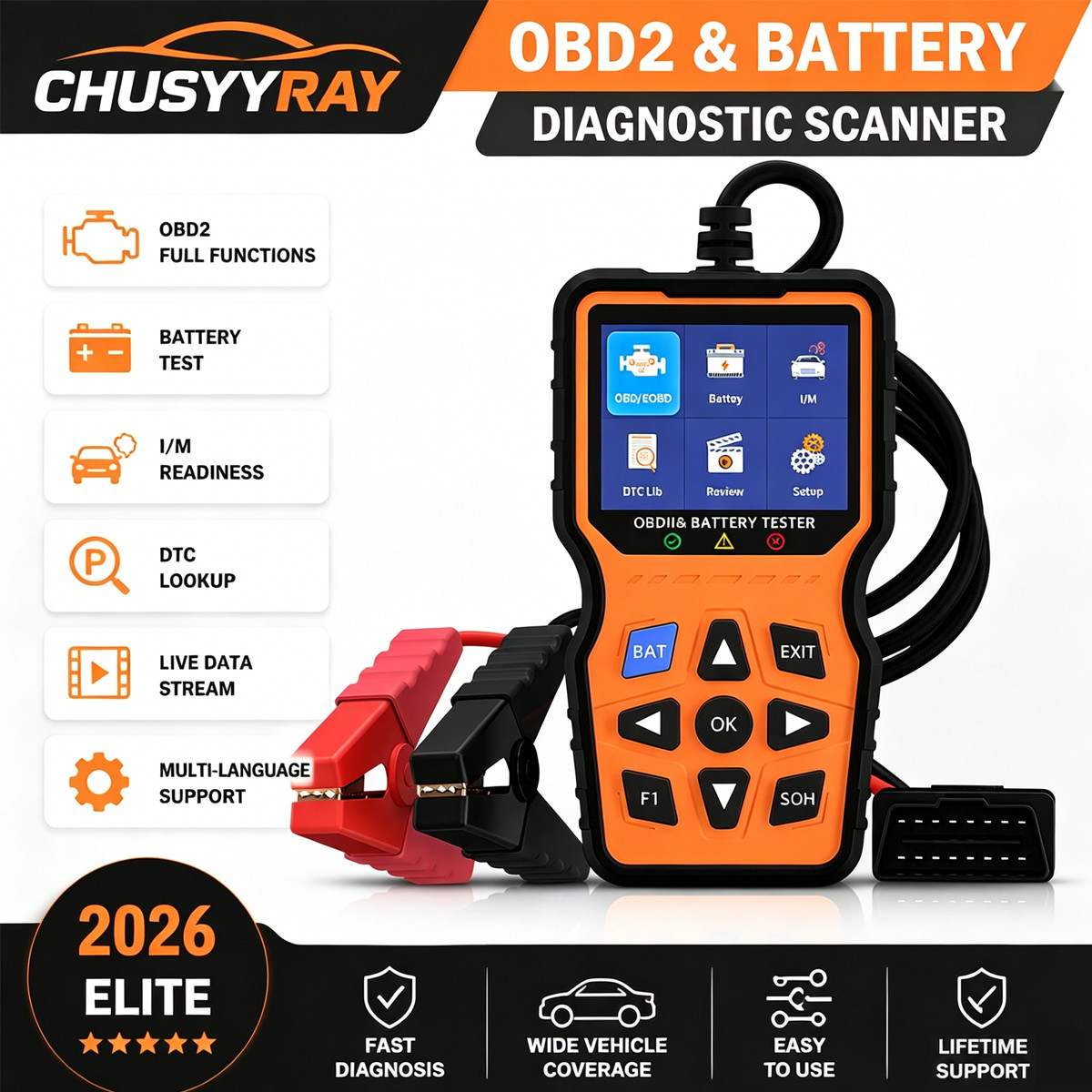 DIAGNOSTIC CODE READER OBD2 SCANNER ADAPTER for POLARIS Slingshot