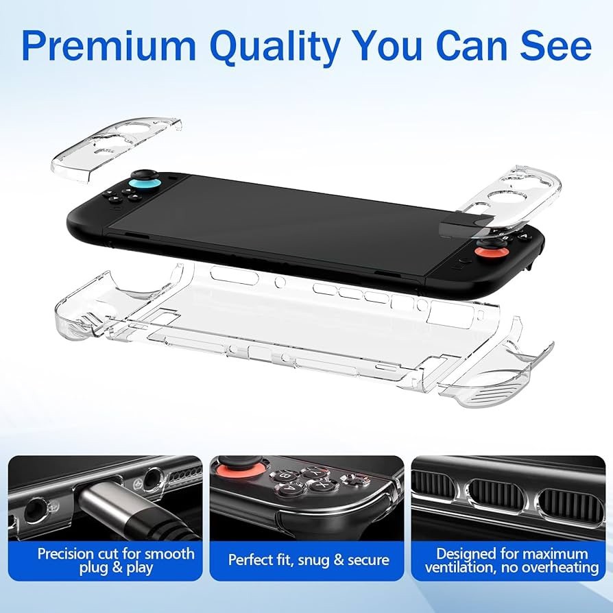 Protective Case For Nintendo Switch 2 | Clear | BRAND NEW OPEN BOX
