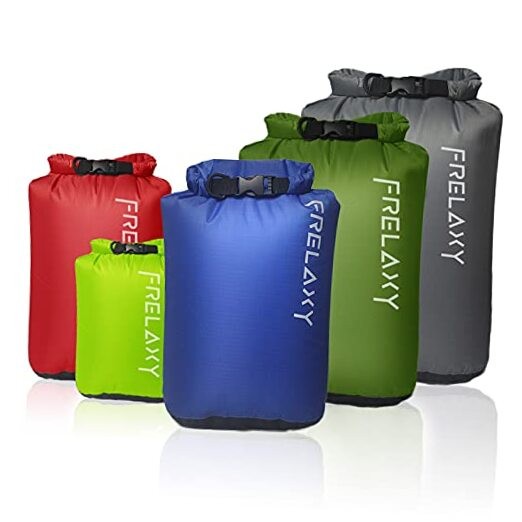 Dry Bag 3-Pack/5-Pack, Ultralight Dry Sack, Outdoor 5 Pack - Assorted Colors