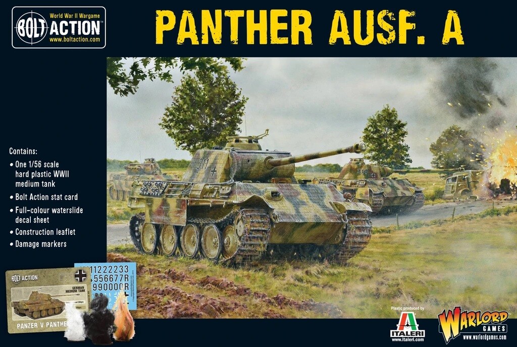 Bolt Action Panther AUSF A Medium Tank 156 WWII Military Wargaming 402012017