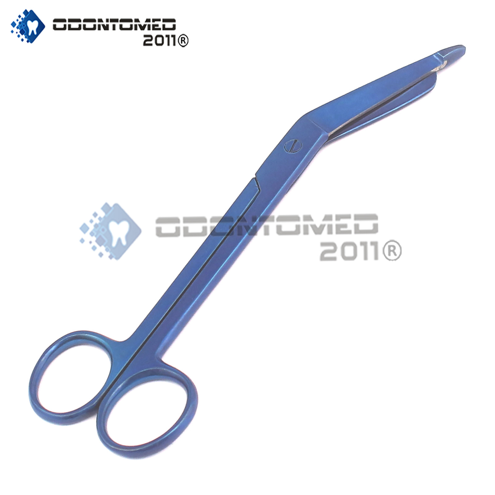 Lister Bandage Scissors 7.25" Blue Color Surgical Instruments Stainless Steel