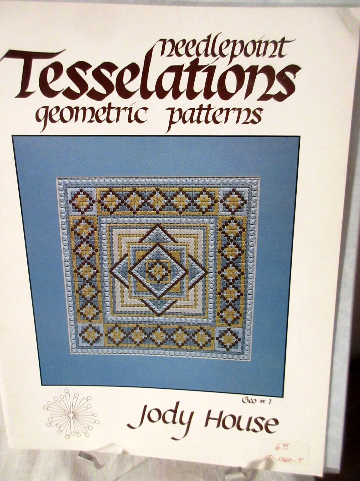 HTF vintage Jody House TESSELATIONS Needlepoint Pattern
