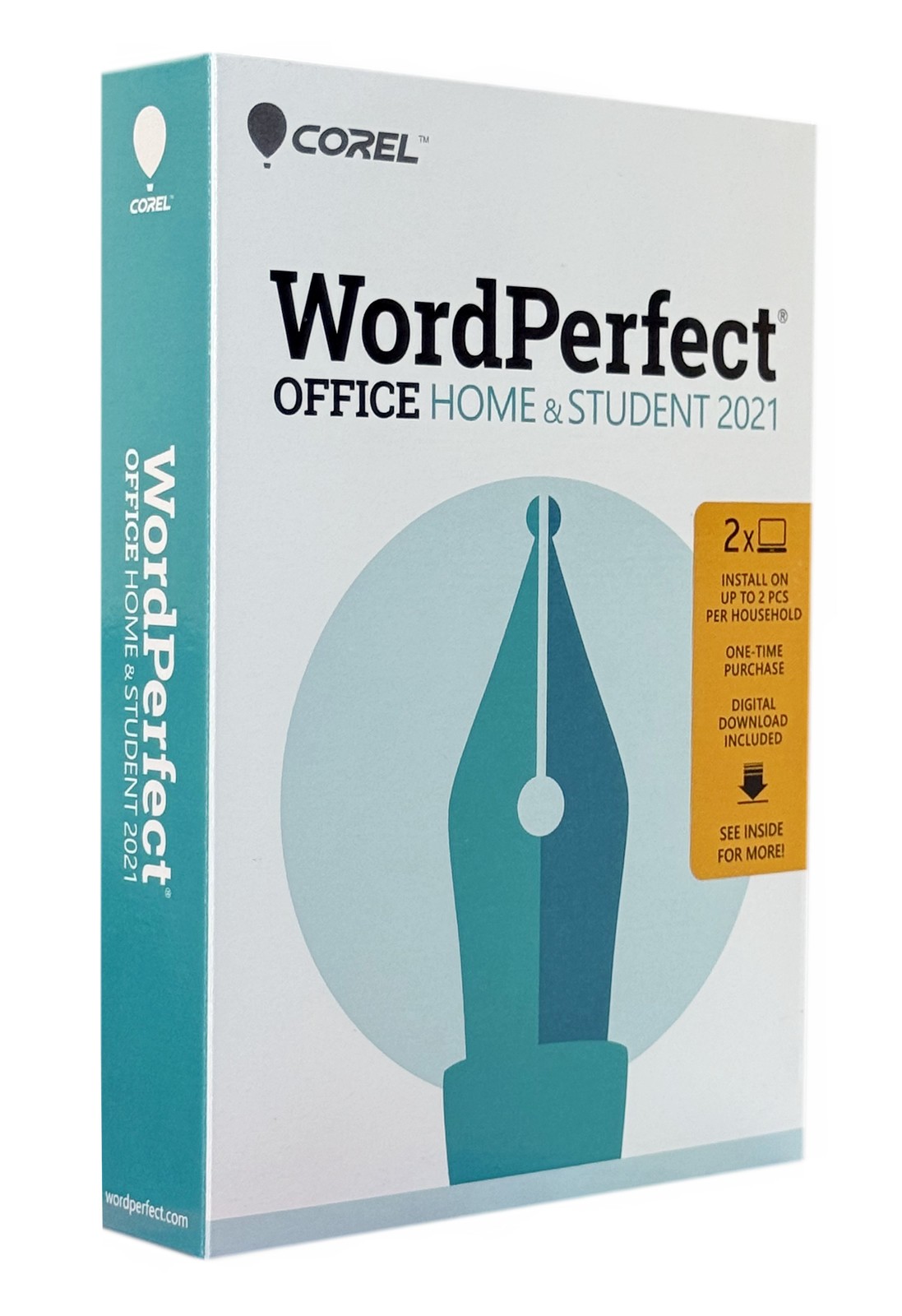 Corel WordPerfect Office Home & Student 2021 - New Retail Box, WP2021HSEFMBAM