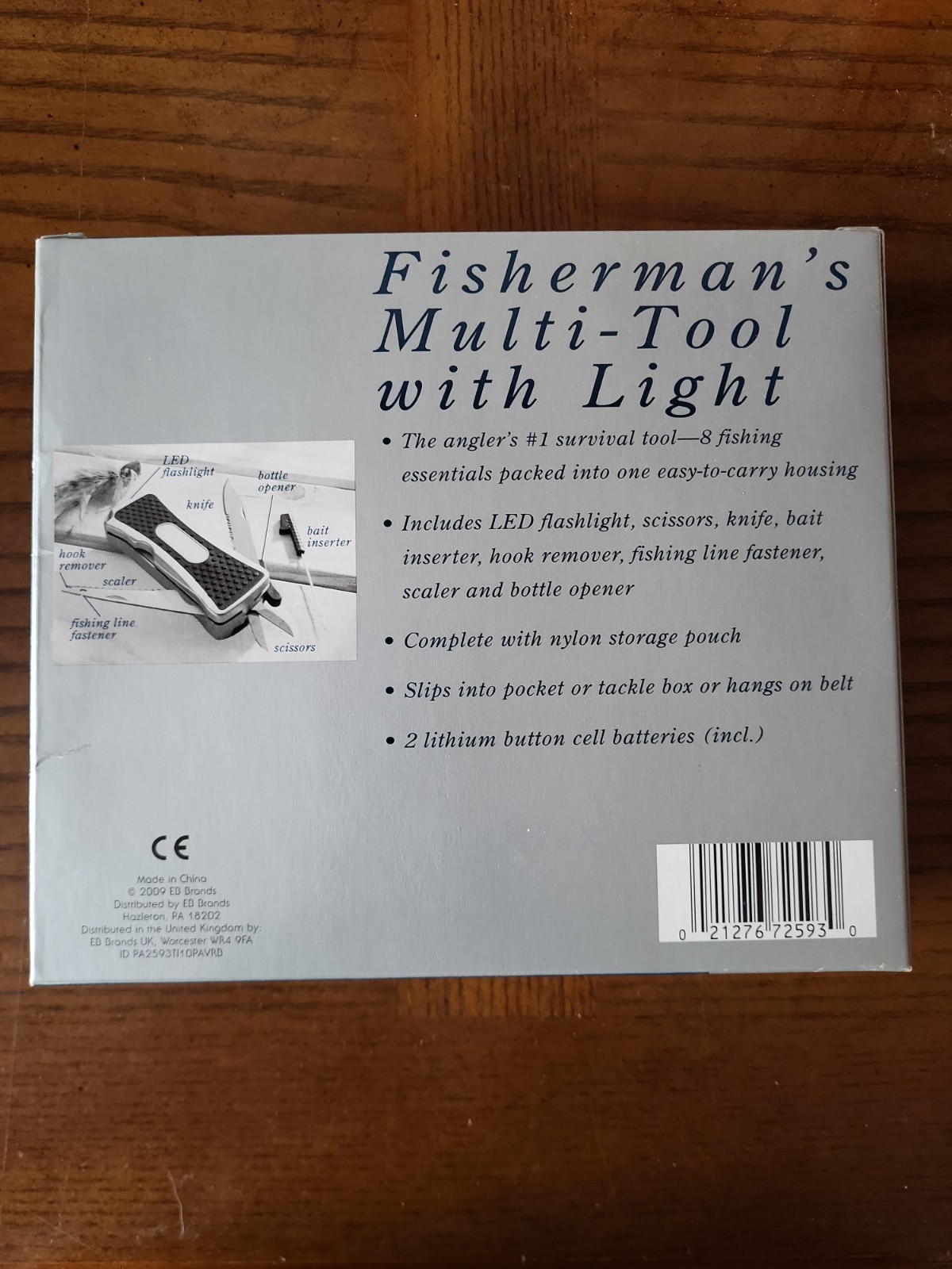 NEW Fishermans Multi Tool with Light