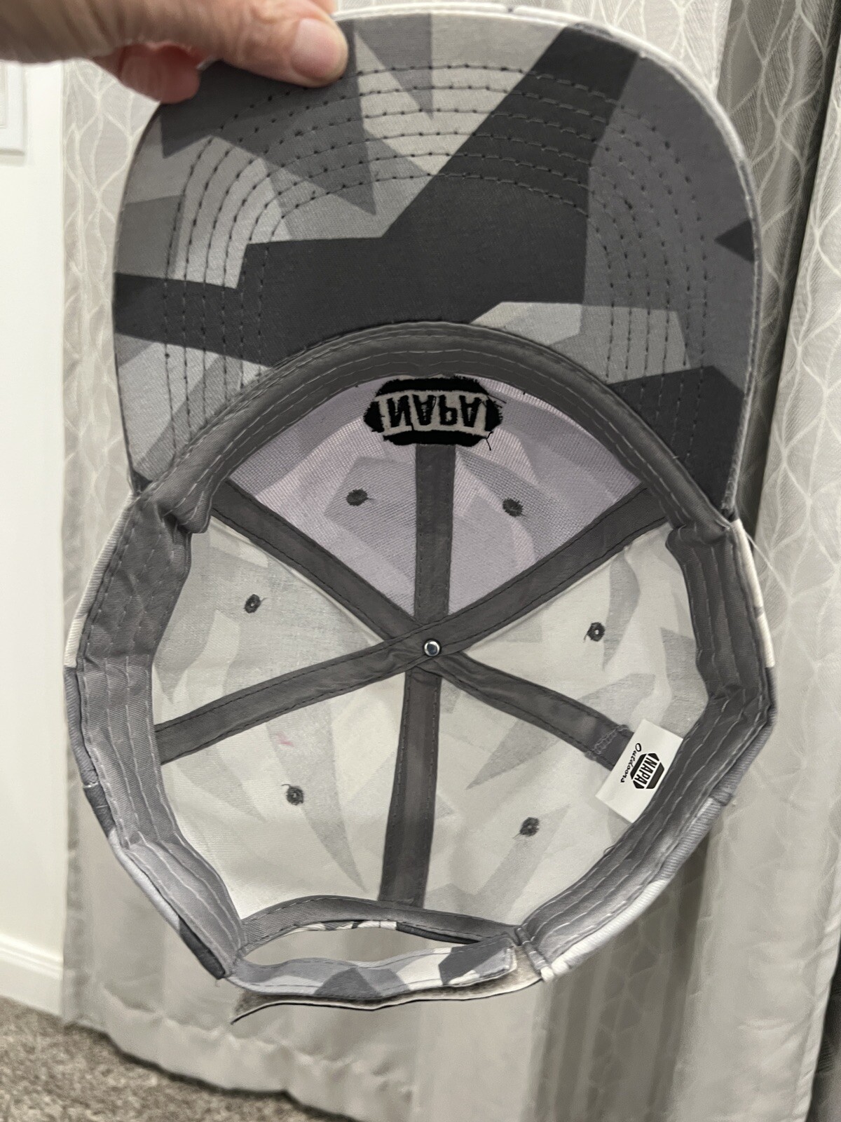 NAPA Outdoors Hat Cap Gray Camouflage