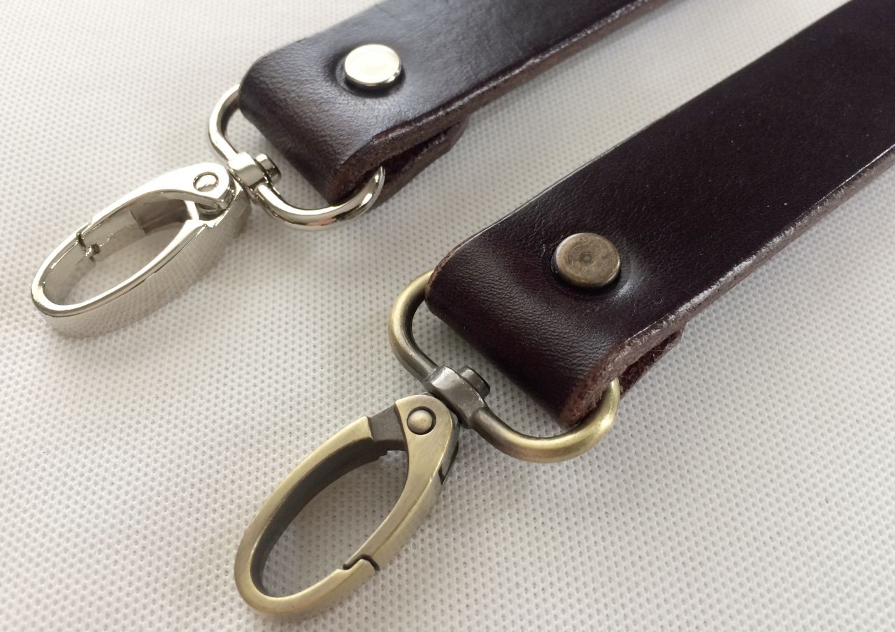 5/8" Chocolate Dark Brown Leather Bag Handle Purse Replacement Strap - 18 inches