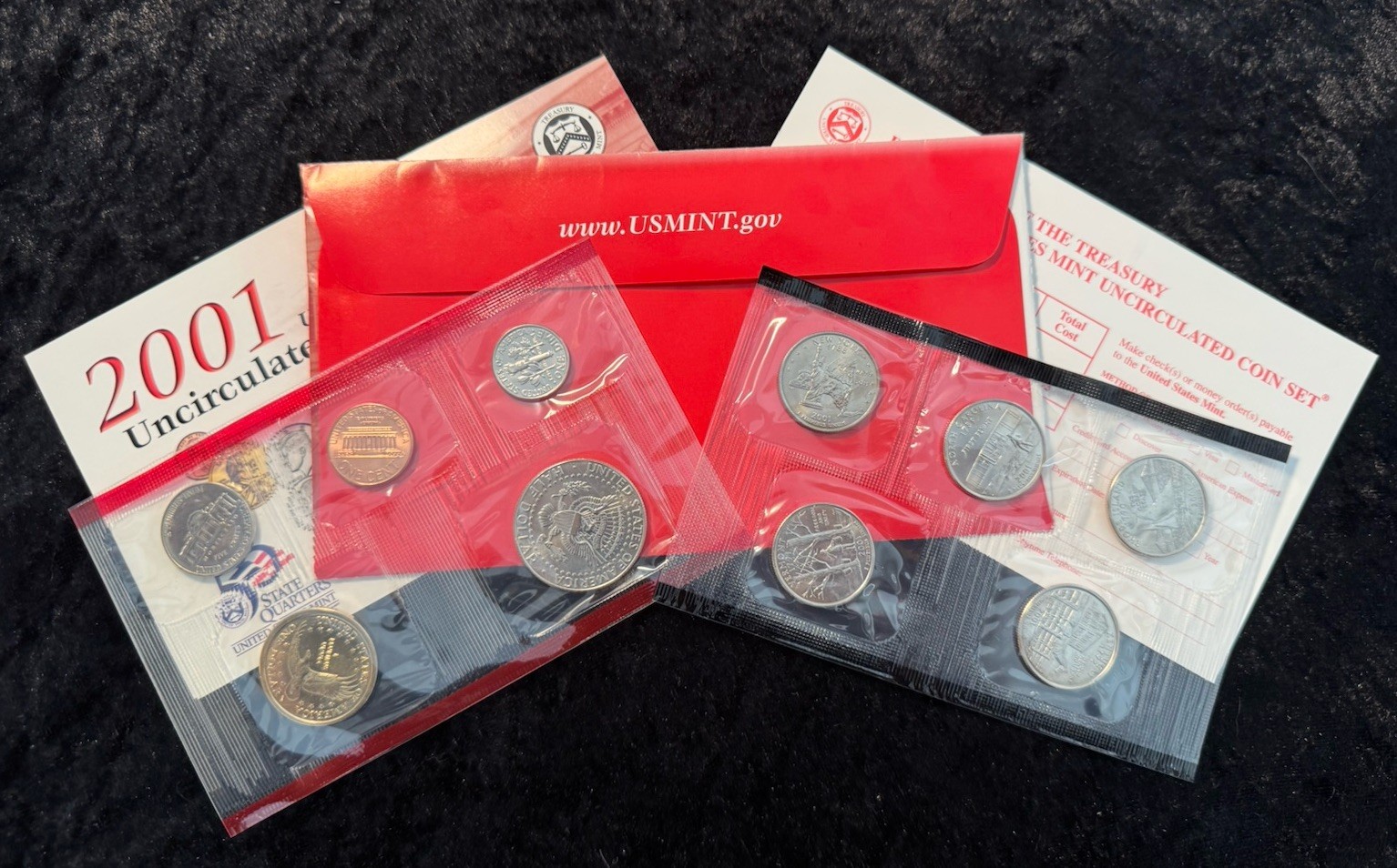 2001 U.S. Mint Set Denver Clean Original Envelope Complete w/ COA