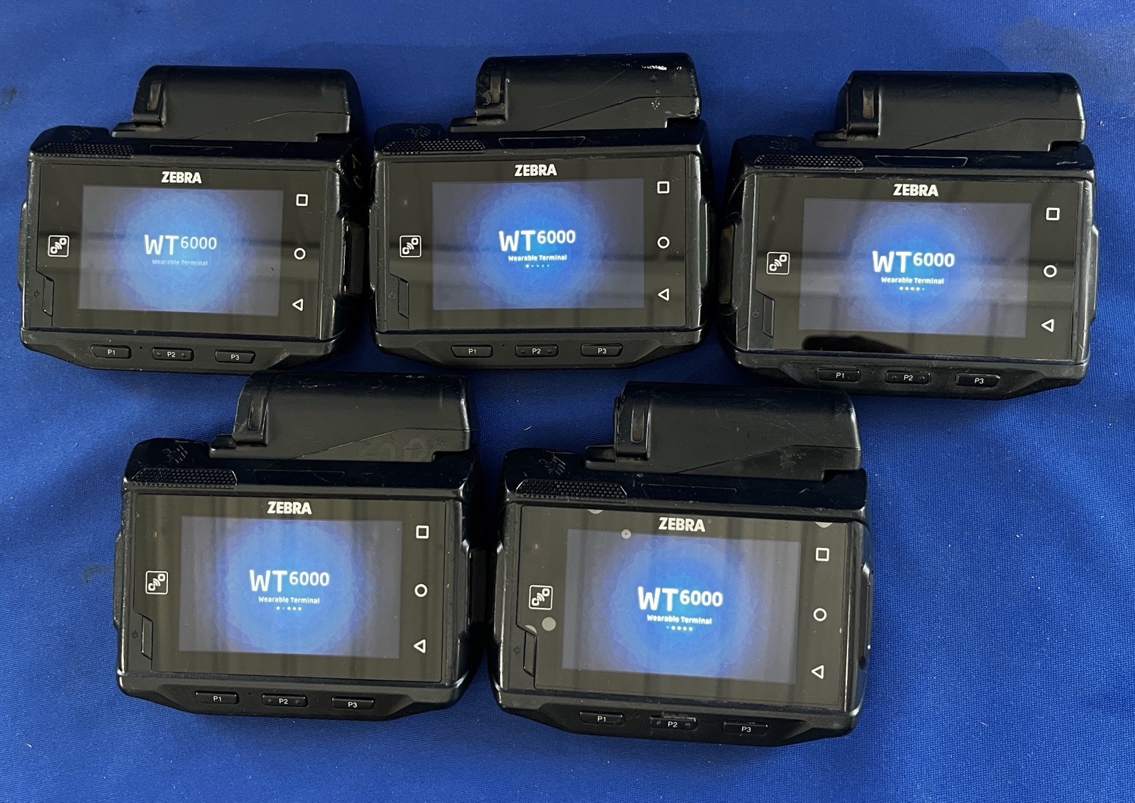 Zebra WT6000 Wearable Anrdoid Computer w/ Battery - Partially Tested - Lot of 5