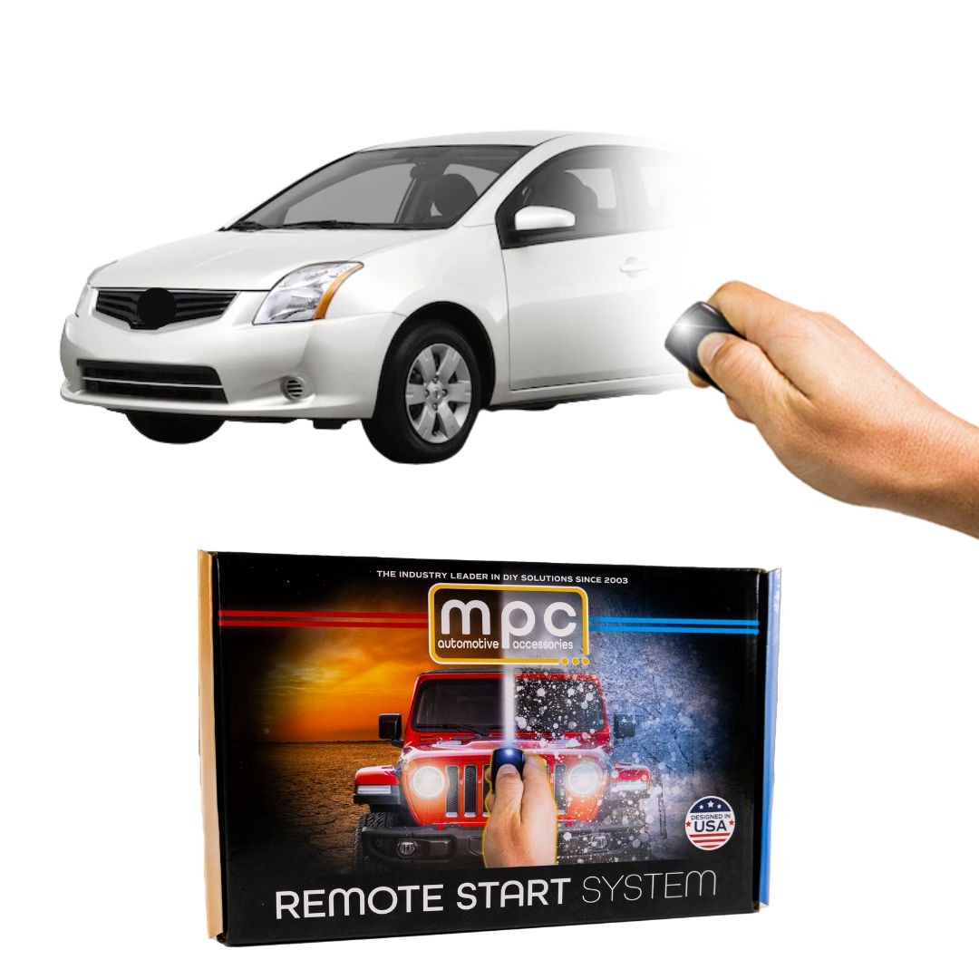 Remote Start Kit With Keyless Entry For 2007-2012 Nissan Sentra Key-to-Start