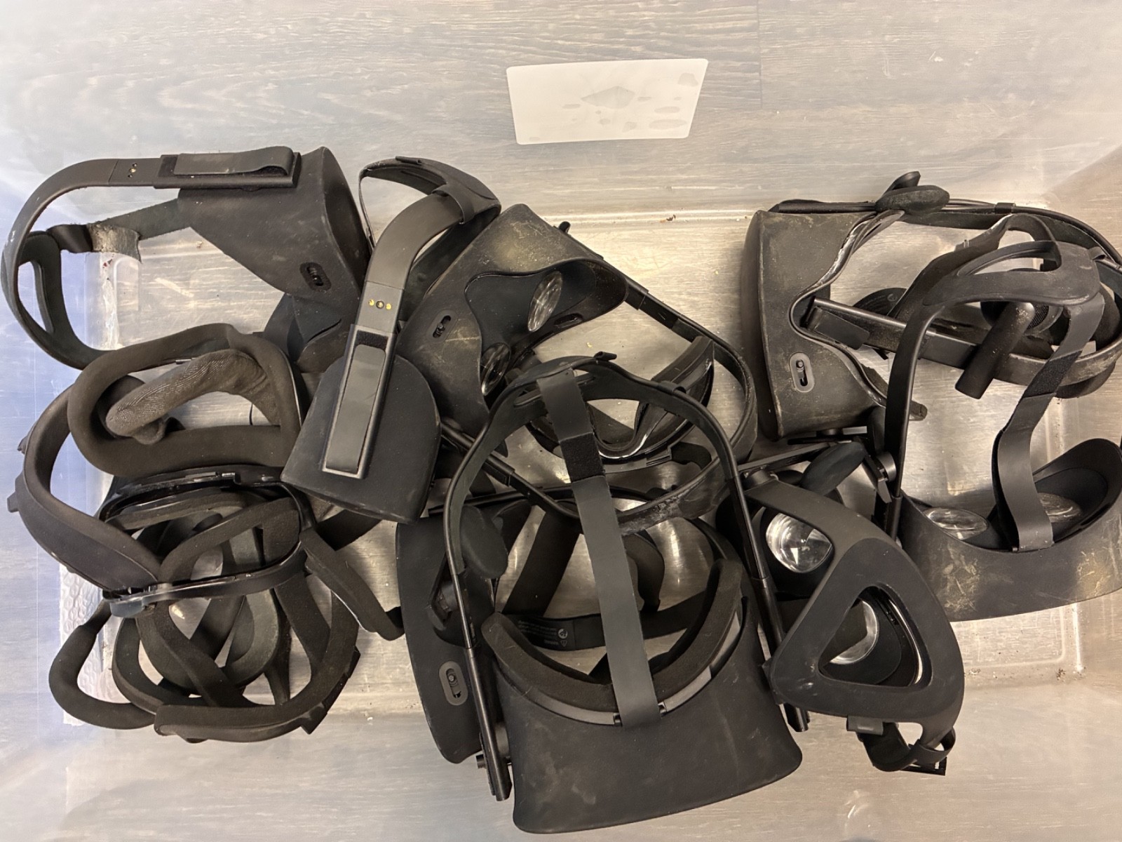 Lot of Meta Oculus Rift CV1 PC VR Headsets For Parts or Repair AS-IS