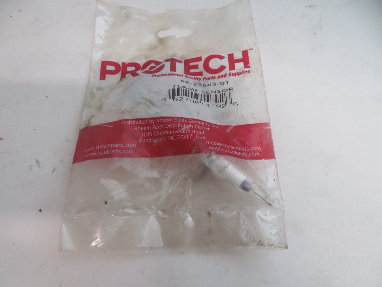 PROTECH 62-23543-01 Flame Sensor for Rheem Ruud Gas Central Furnace