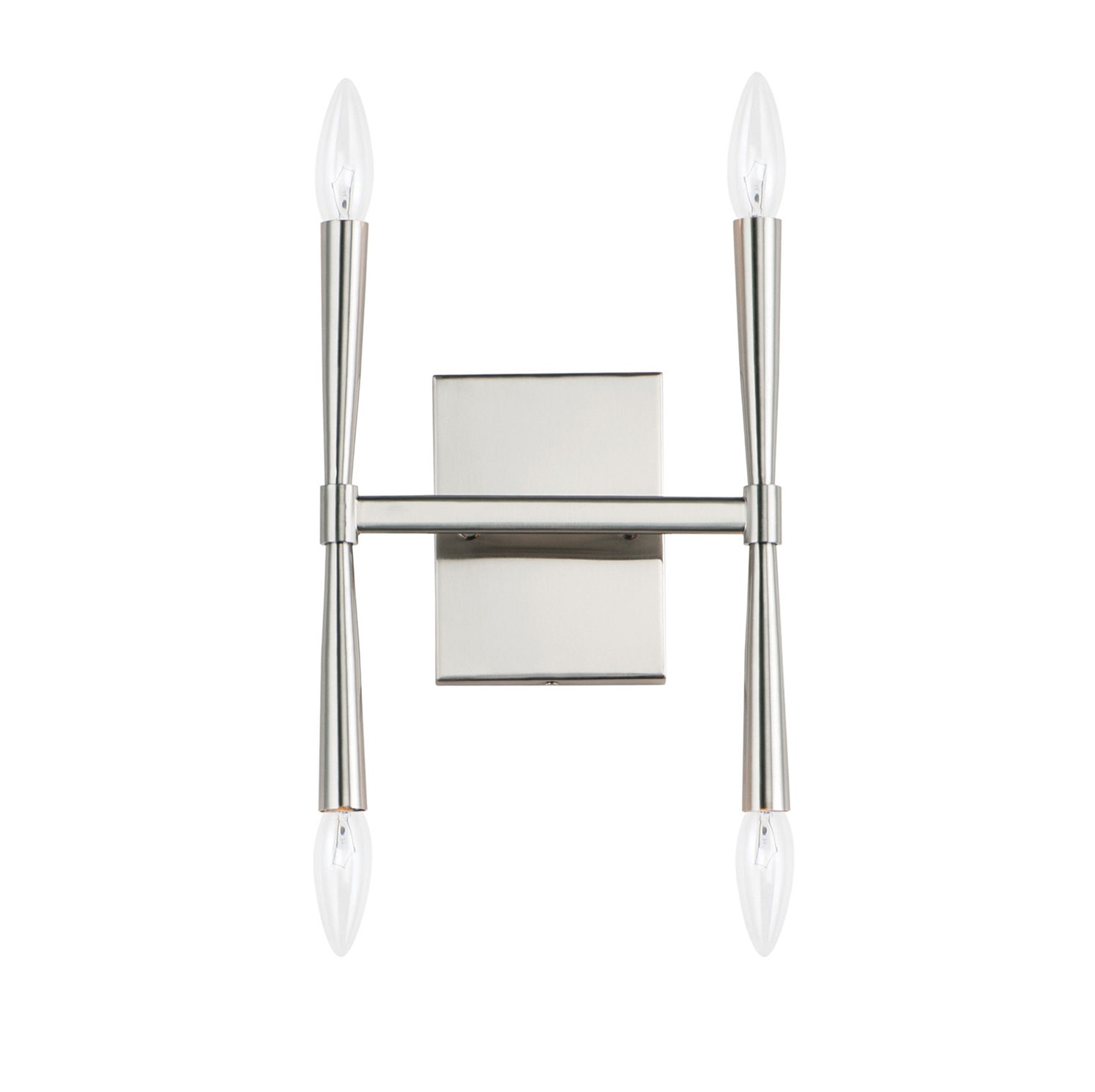 Maxim 24622 Rome 4 Light 12" Tall Wall Sconce - Nickel