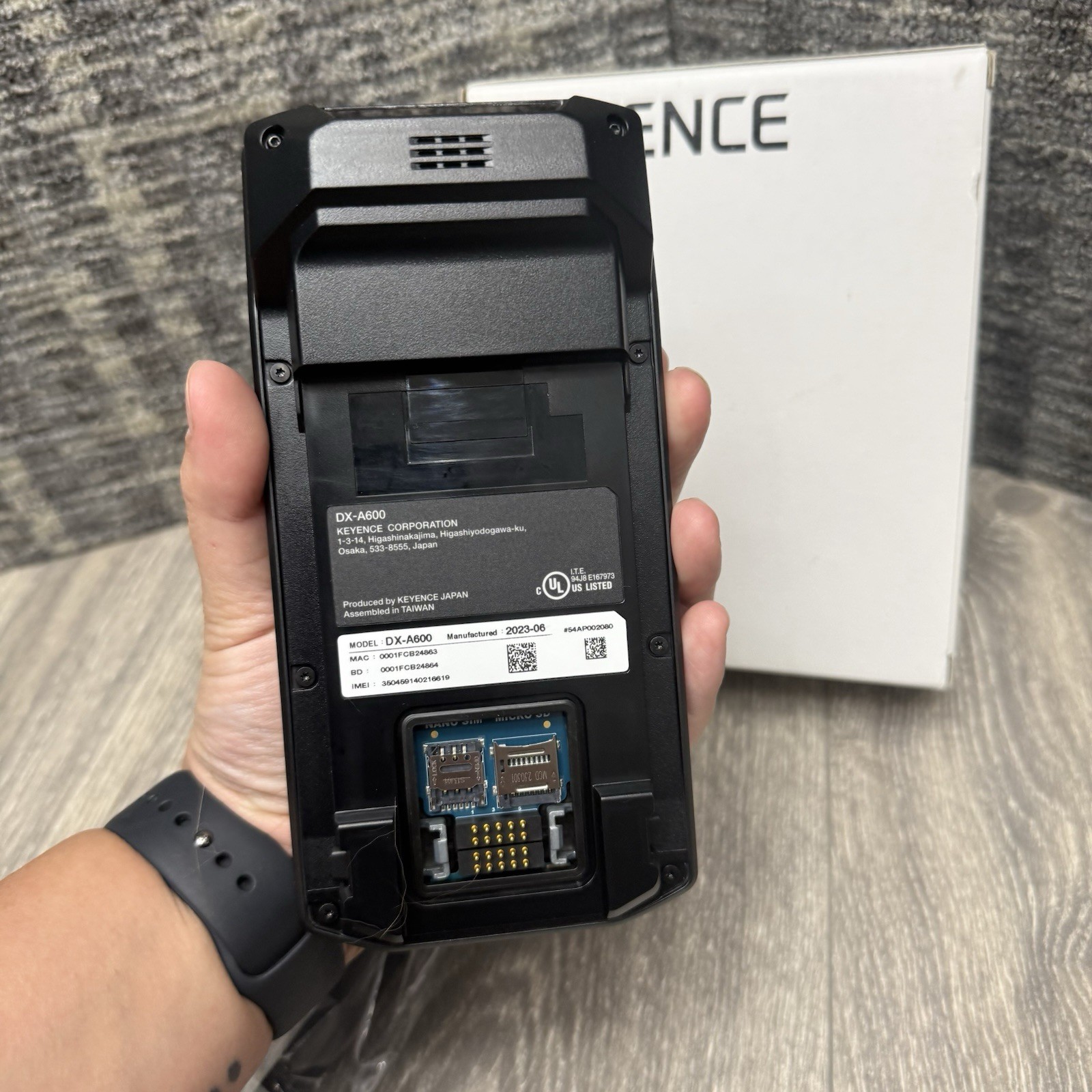 Keyence DX-A600 Handheld Computer Scanner