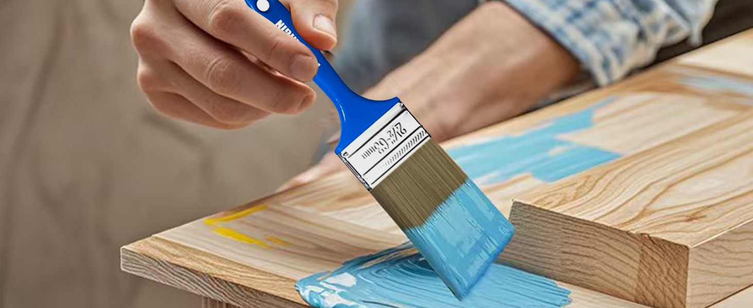 King Origin Versatile Paint Brush Set, 3 Pack, 2 Inch Paint Brushes, Small Paint