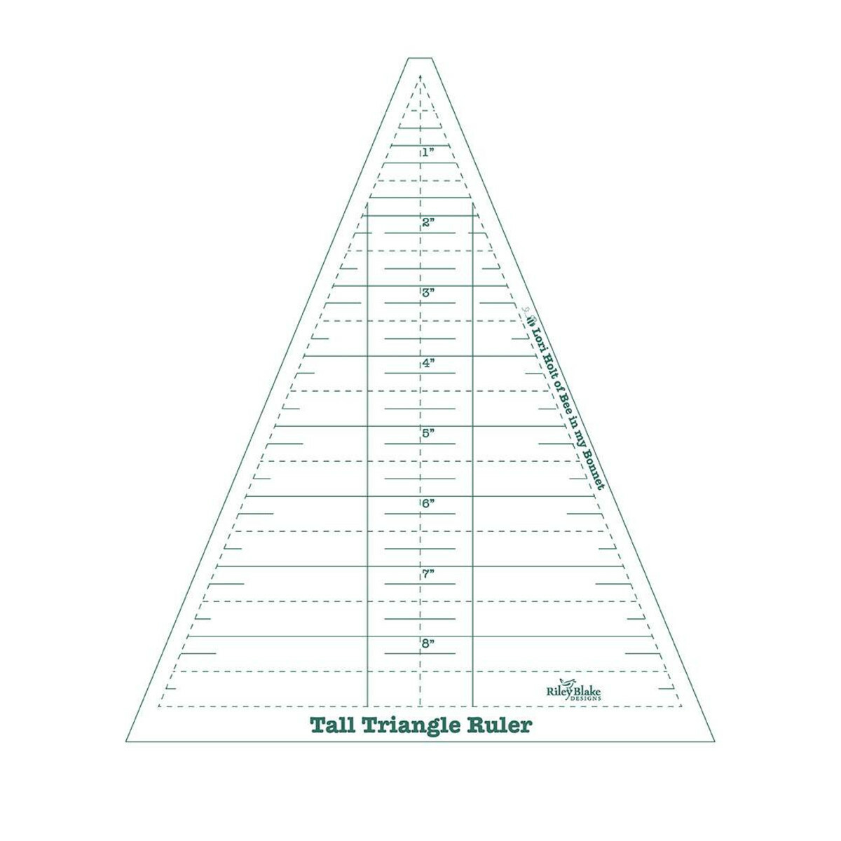Riley Blake Lori Holt Tall Triangle Ruler Template 45 Degree