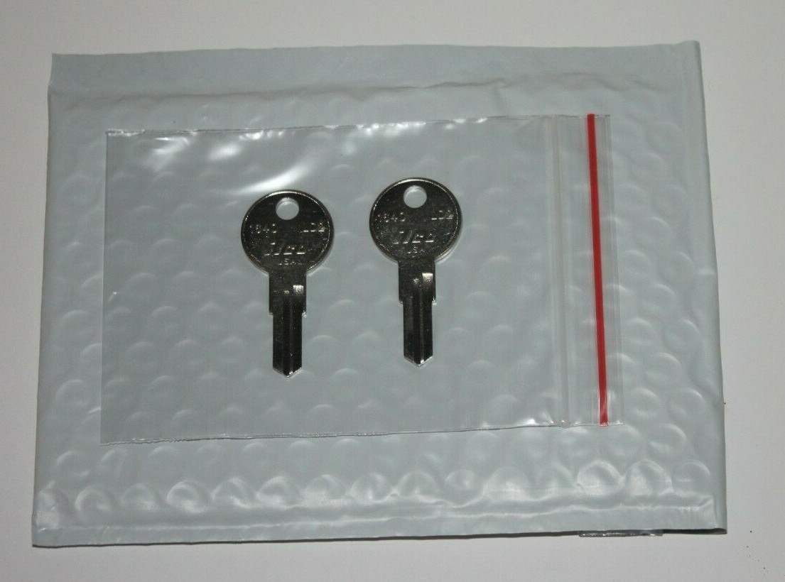 Two keys A16 Key for Home Depot Husky Tool Box Tool Cabinet Code Cut A16 toolbox