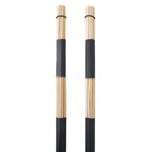2Pcs 15.7" Lower Volumes Hot Rods Bamboo Drum Sticks Professional Brushes Tool
