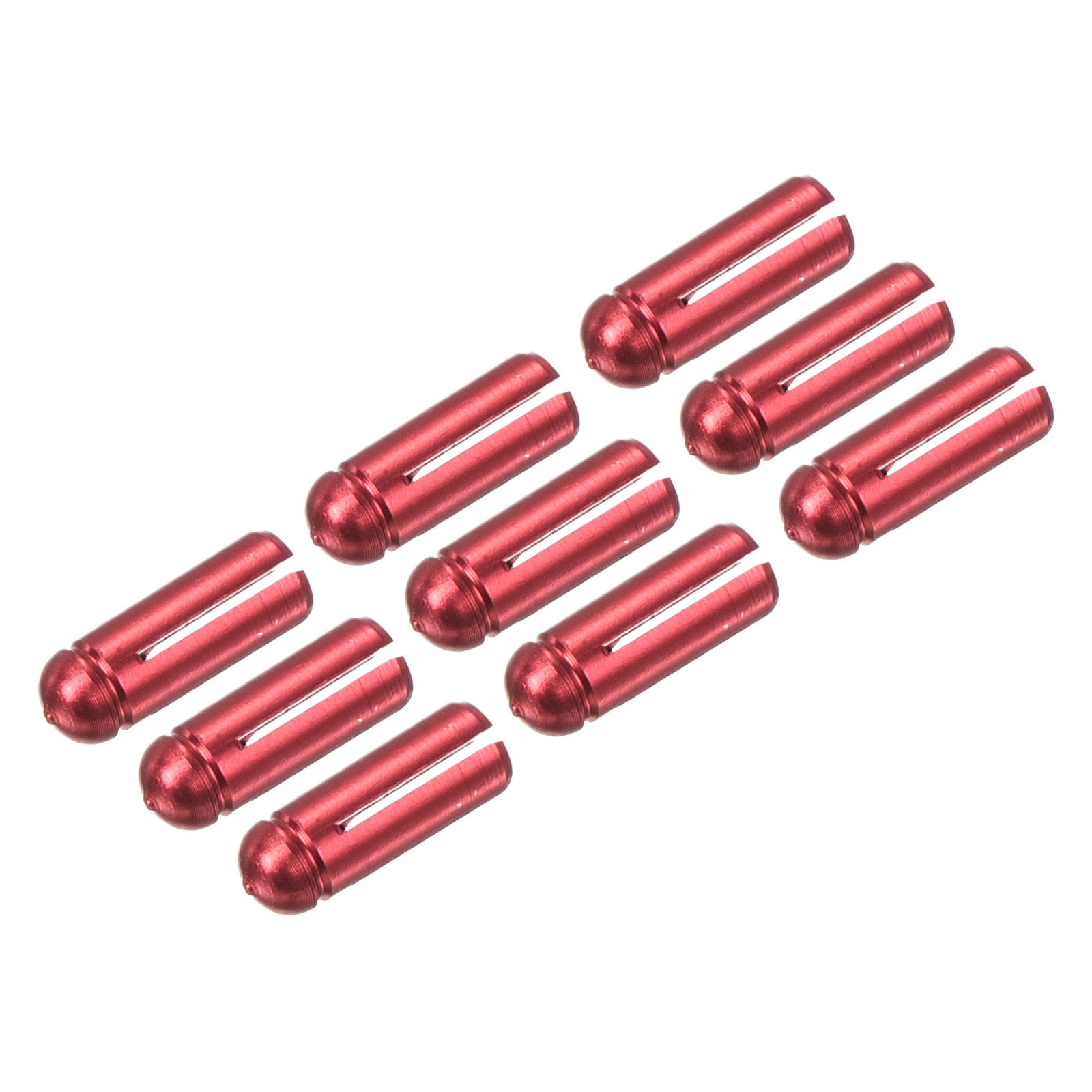 Dart Flight Protectors, Aluminum Dart Accessories - 9 Pack (Red)