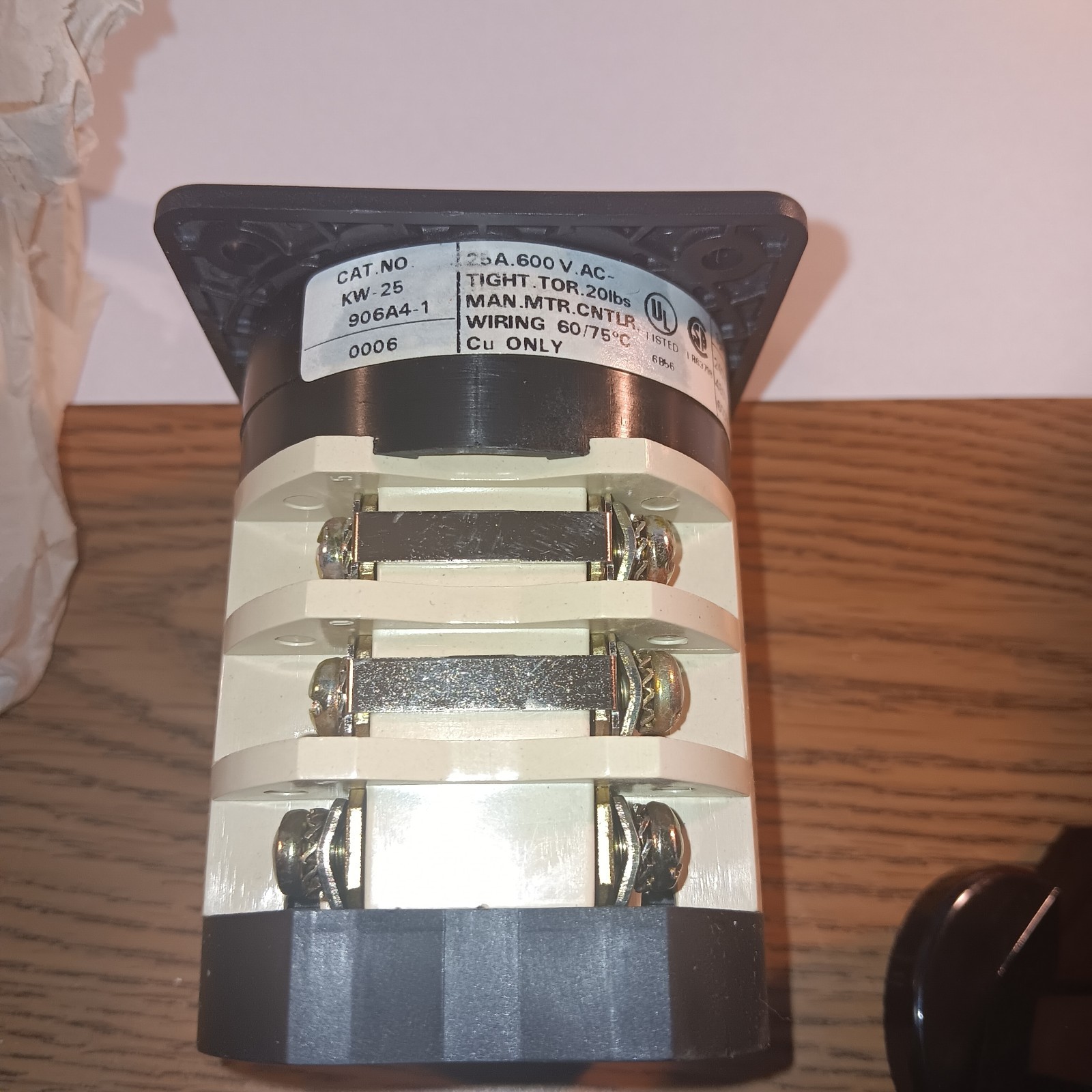 Electro Switch KW25-906A4-1 Rotary Switch