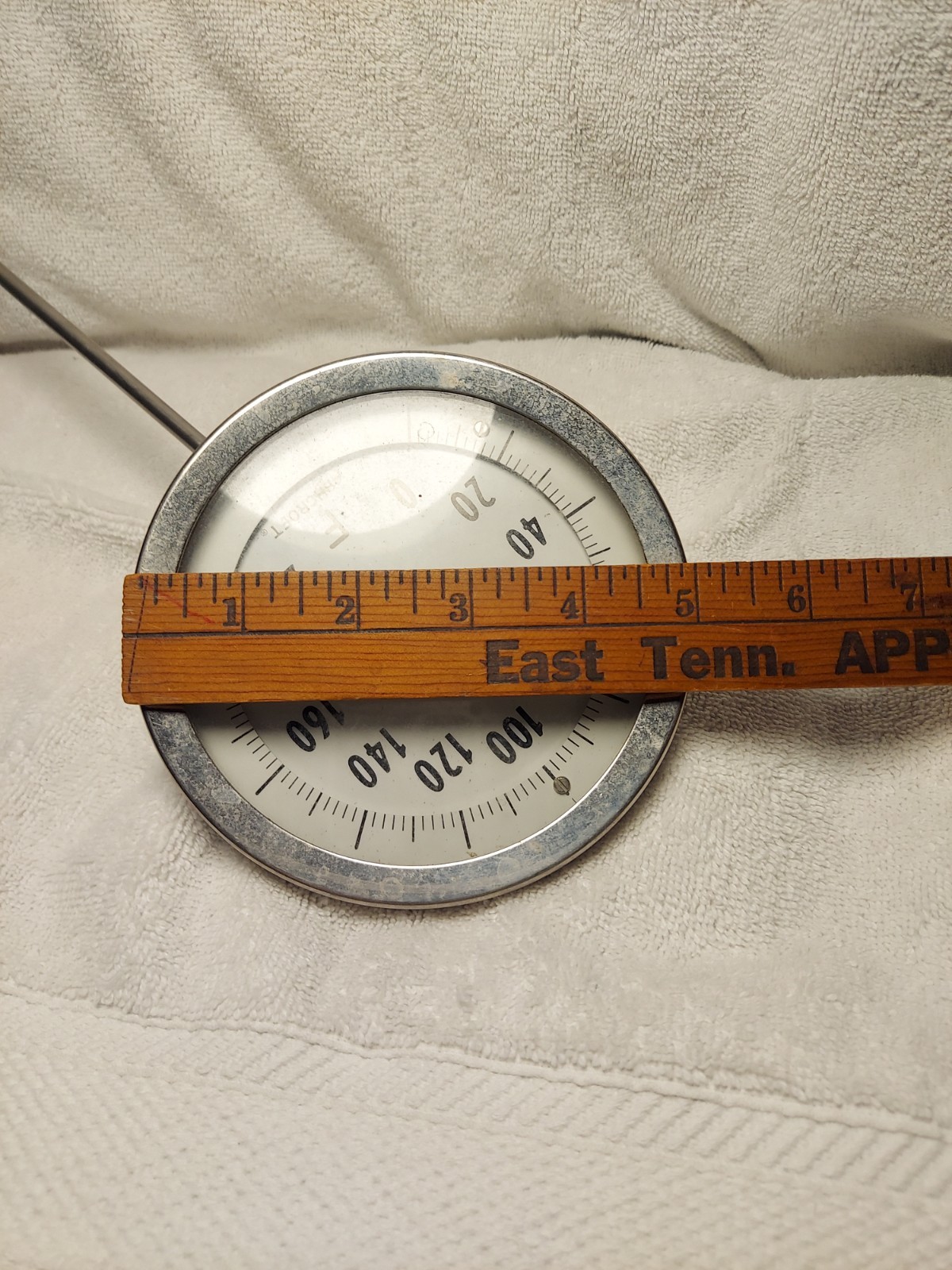 Ashcroft Temperature Probe gauge W/ Flex Head 0-200 5" face Dial Thermometer