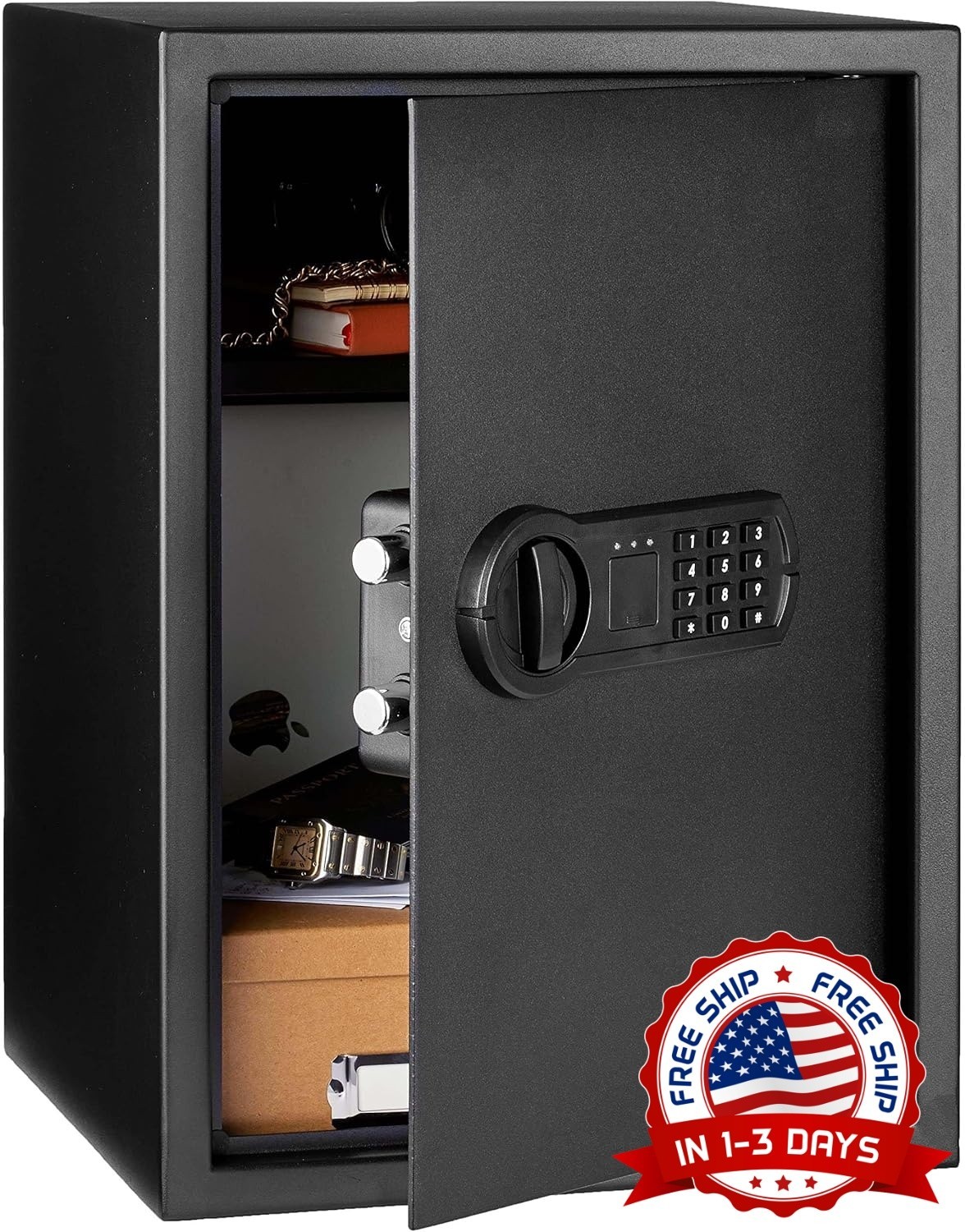 Caja fuerte electrónica de seguridad con cerradura de teclado programable NEW US
