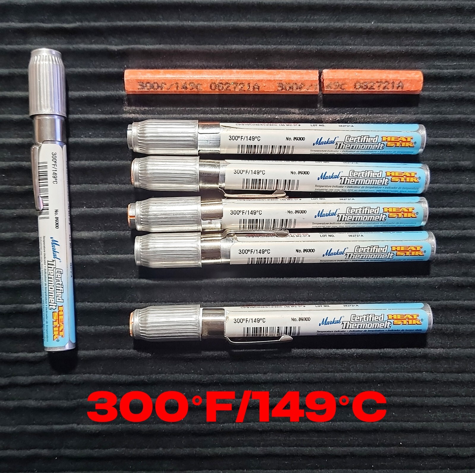 Lot of 6 Markal Thermomelt Heat Stik (300°F / 149°C) – SOME BROKEN