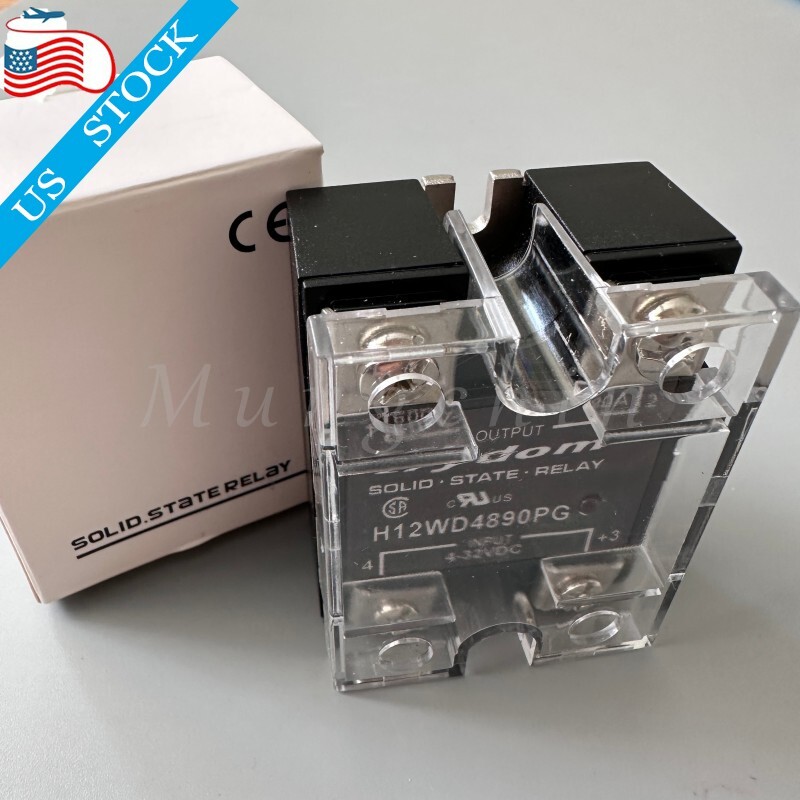 For Crydom H12WD4890PG SSR Solid State Relay Input: 4-32VDC Output: 600VAC 90A