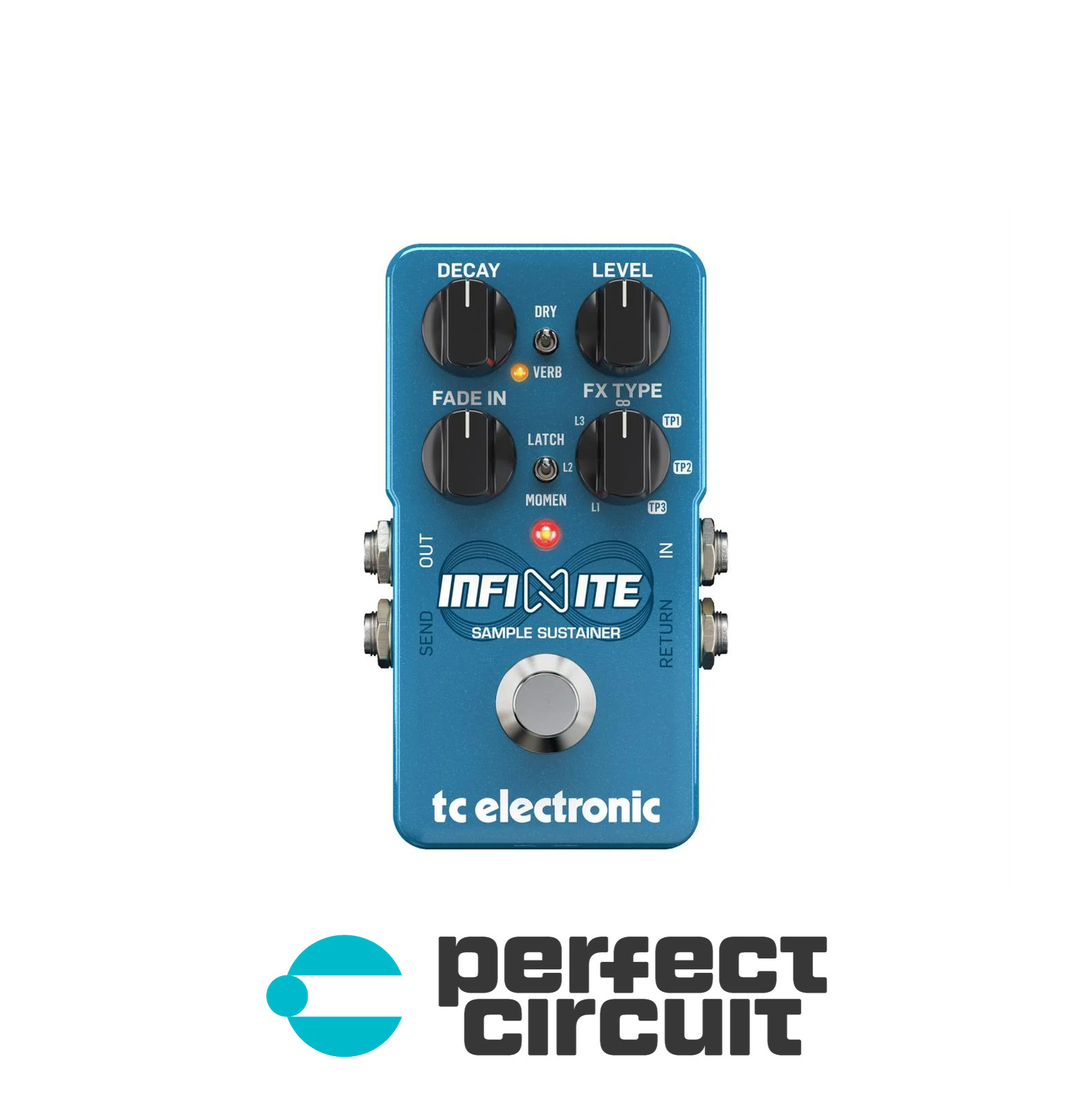 TC Electronic Infinite Sample Sustainer Pedal EFFECTS - NEW - PERFECT CIRCUIT