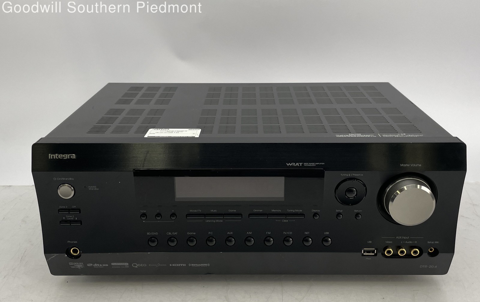 Integra DTR-20.4 A/V Receiver - Tested