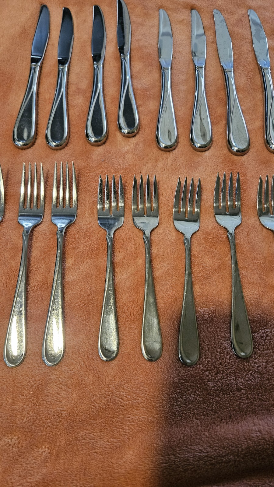 Place Settings Oneida SOAR Stainless Glossy 30 Total Pieces