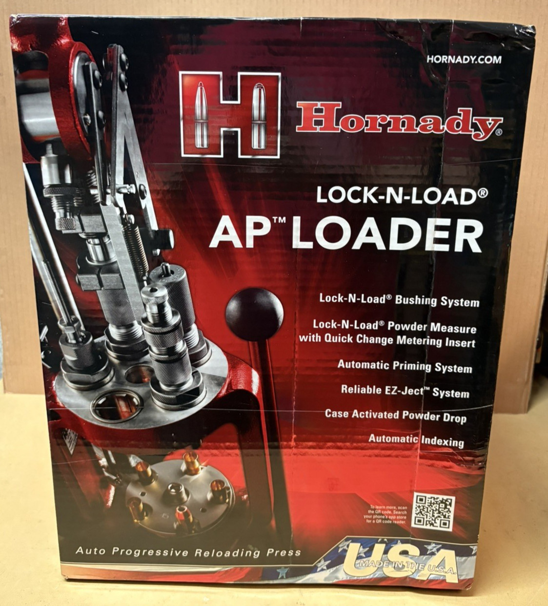 Hornady Lock-N-Load  AP Loader Progressive Press + Shell Plates + Die Tool Nice