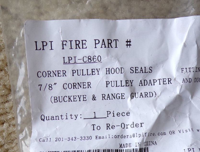 LPI Fire Part LPI-C860 - Corner Puller Adapter @d5