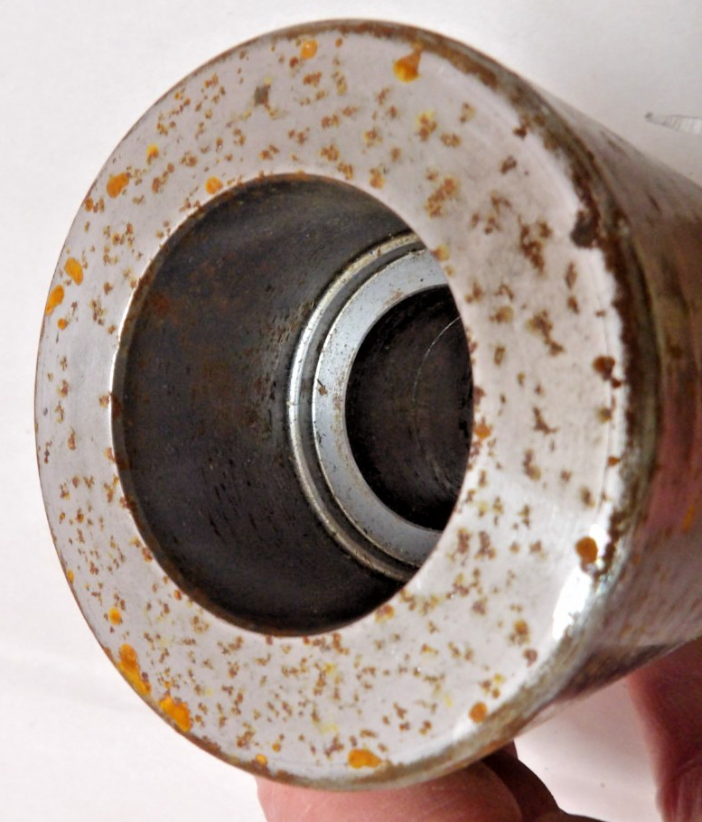 Steel Wheel 4" X 3" Bearings Needed Size 1.3/4" X 2 Has Surface Rust