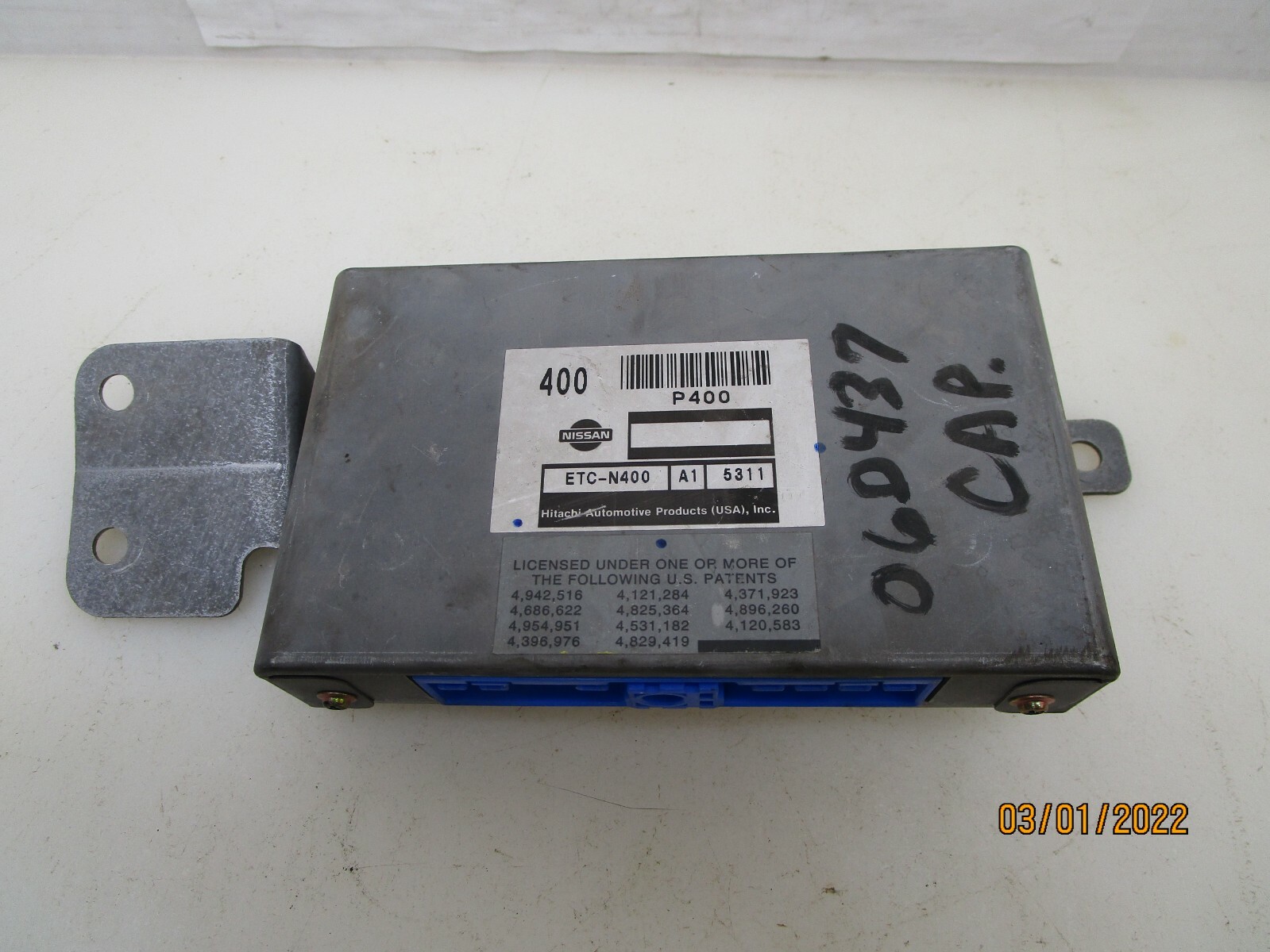 95 96 NISSAN ALTIMA TRANSMISSION CONTROL MODULE ETC-N400 A1 5311 OEM