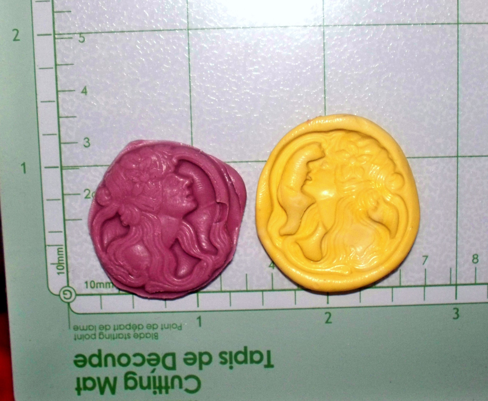 Art  Nouveau Woman p-Flexible Silicone Mold-Cake Cookie Crafts  Cupcake  Candy