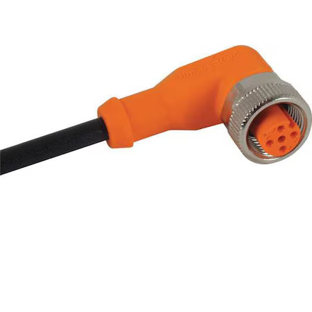 Ifm Evc005 Cordset, 5 Pin, Receptacle, Female