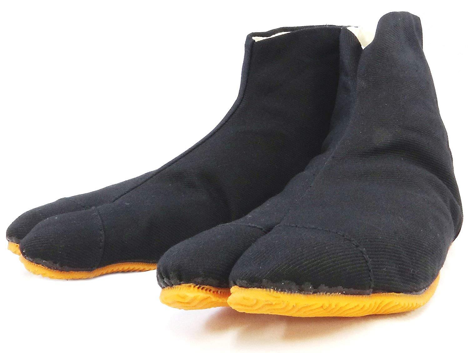 Japanese Rikio JIKA TABI Boots Ninja Shoes Low Cut Black HL5SP Japan