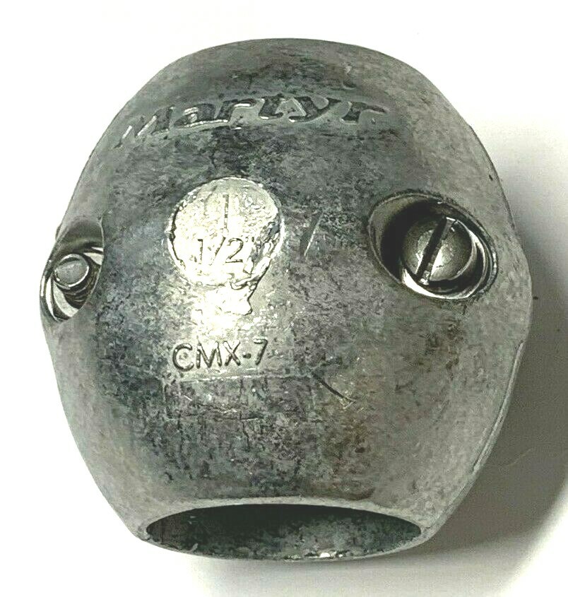 (2) Qty. of NEW MARTYR ANODES SL SHAFT ZINC ANODE CMX-7 (1-1/2") MTR CMX07