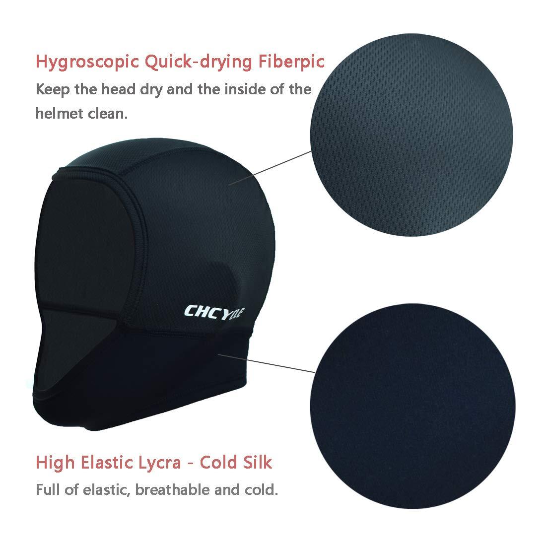CHCYCLE Motorcycle Helmet Liner Quick Drying Moisture Wicking Under Helmets O...