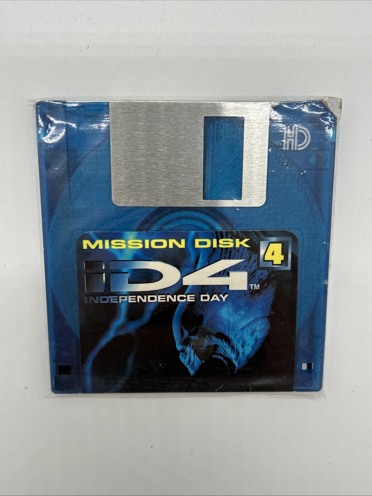 1996 Independence Day ID4 Mission Disc # 4 Floppy Computer Vintage PC