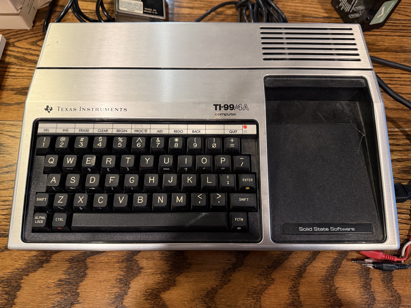 Vintage Texas Instruments TI-99/4A Computer w/ Software and Accessories