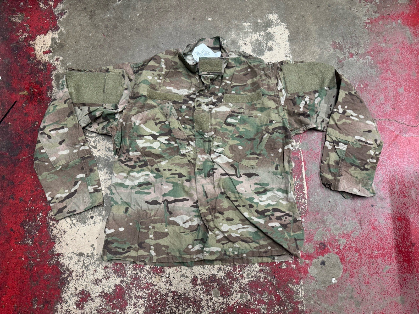 US ARMY OCP UNIFORM TOP FLAME RESISTANT FRACU FLAP MEDIUM SHORT