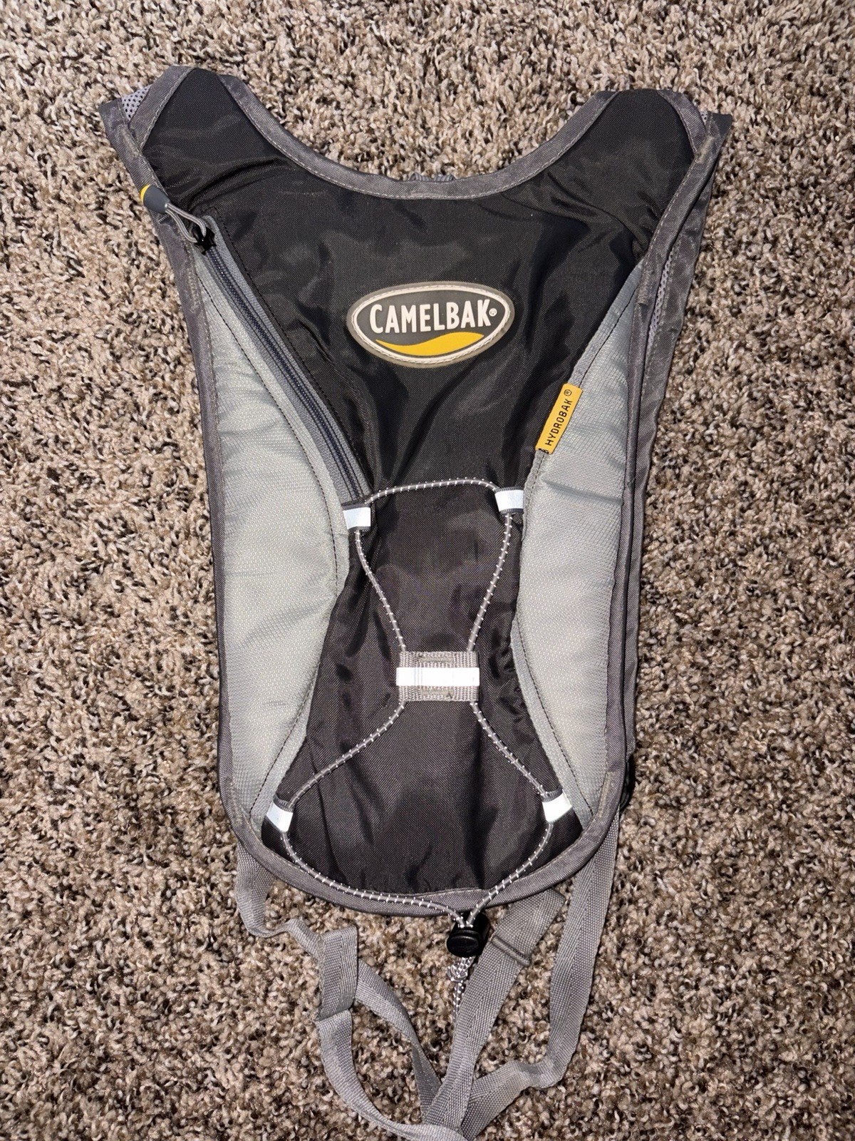 Camelbak Classic Hydration Pack Black Gray Lightweight Pack Only NO Bladder