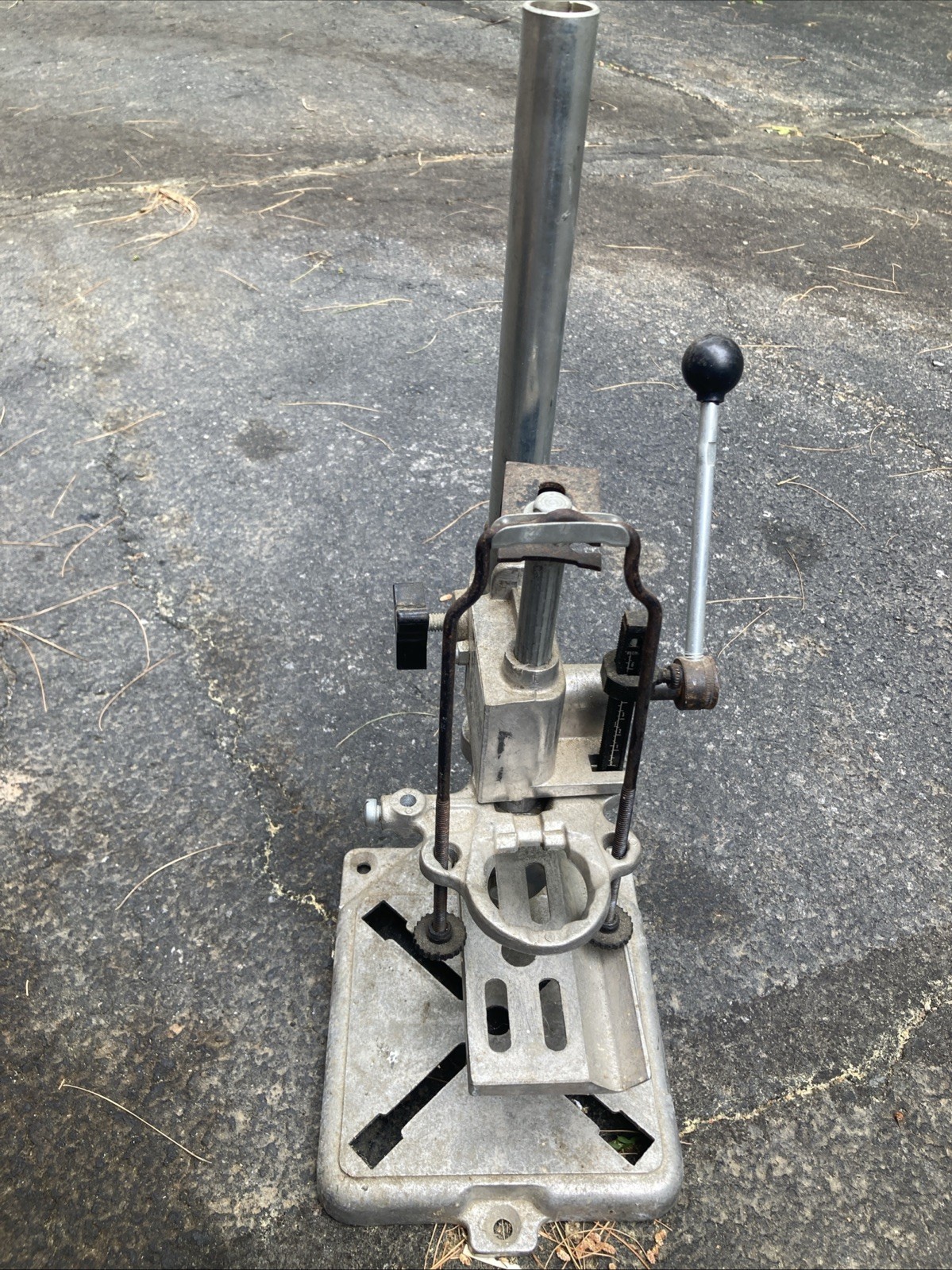 OXWALL MULTI PURPOSE DRILL STAND WITH TILT TABLE MODEL # 3000 VINTAGE
