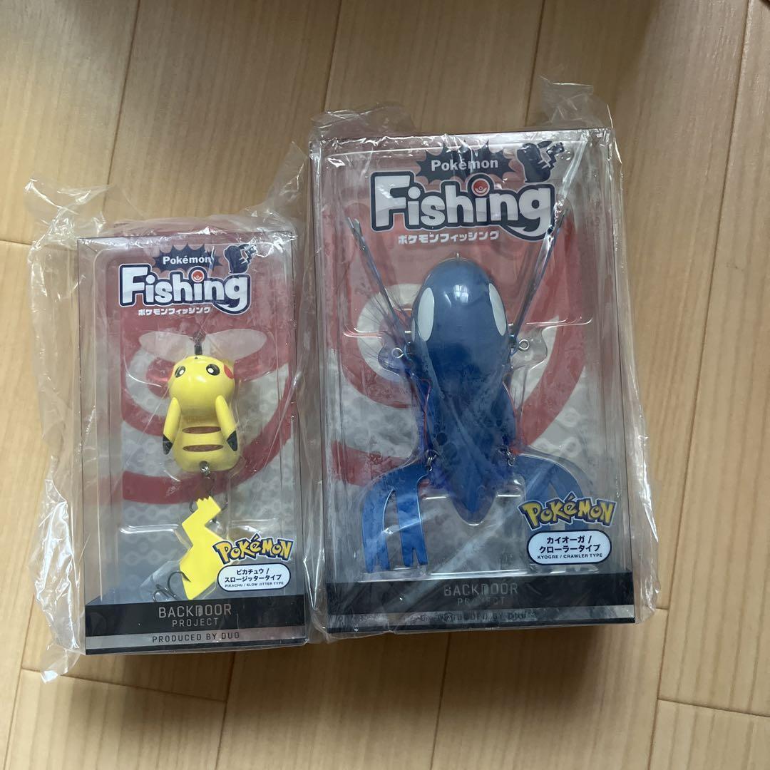 Pokemon Fishing Lure Set PIKACHU KYOGRE DUO from Japan