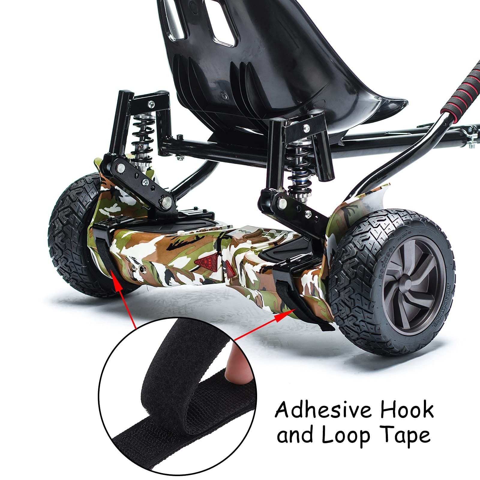 Aodaer 8 Pack Adjustable Hoverboard Straps Replacement Straps and Strap Prote...